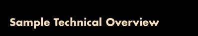 Sample Technical Overview