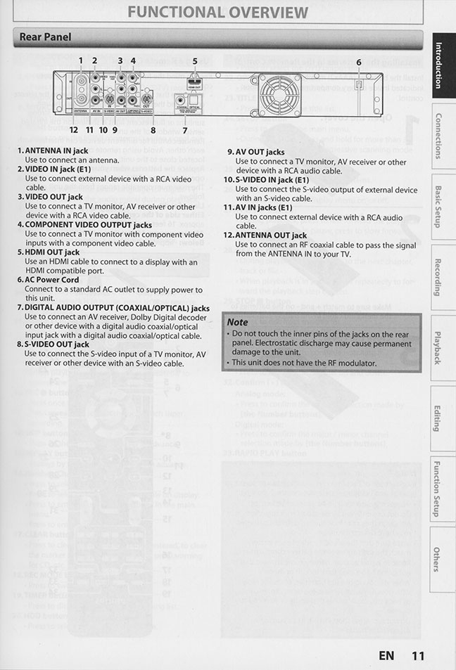 DVR user guide, page 11