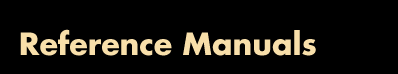 Reference Manuals
